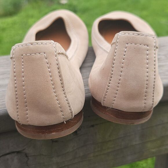 Frye Carson Ballet Flats Beige Leather Size 8 - Picture 5 of 6